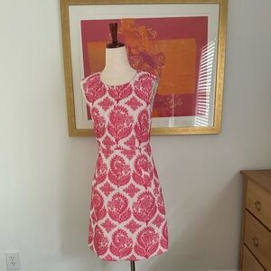 DIANE VON FURSTENBERG Carpreena Floral Stamp Mini A Line Dress Size 4